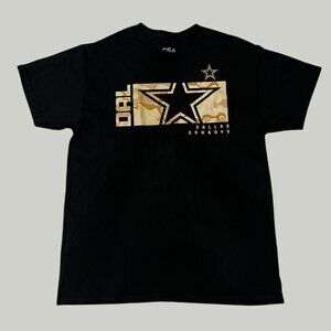 NFL Dallas Cowboys Black Camo Star Tee Size L